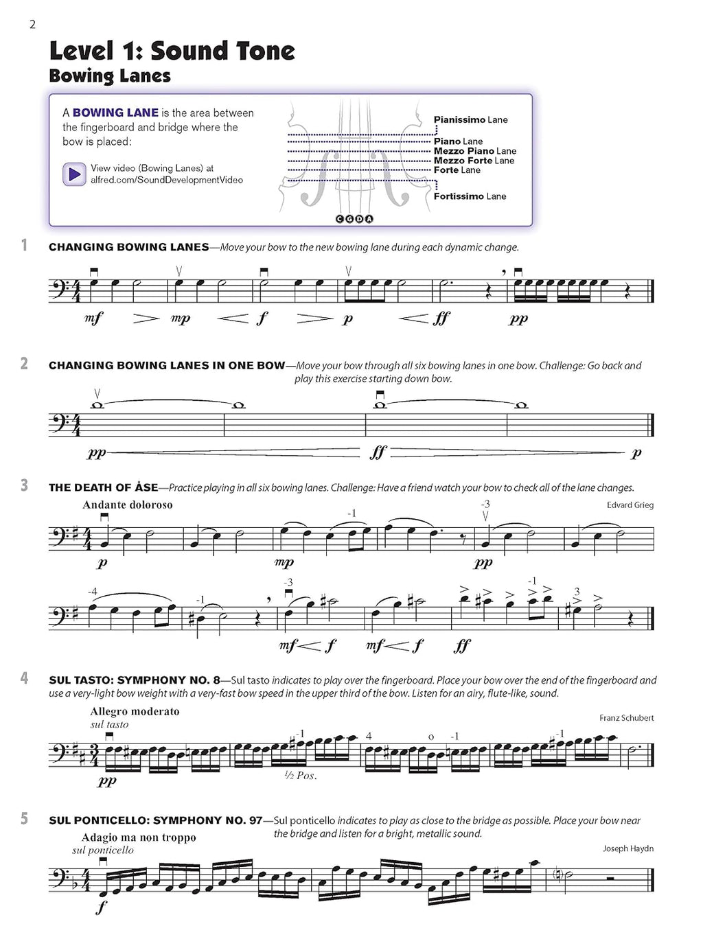 Sound Innovations for String Orchestra -- Sound Development (Advanced): Warm-up Exercises for Tone and Technique for Advanced String Orchestra (Cello)