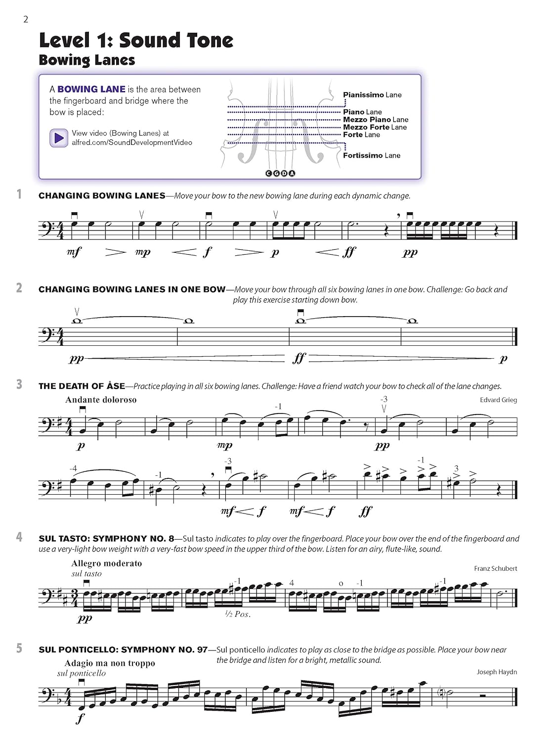 Sound Innovations for String Orchestra -- Sound Development (Advanced): Warm-up Exercises for Tone and Technique for Advanced String Orchestra (Cello)