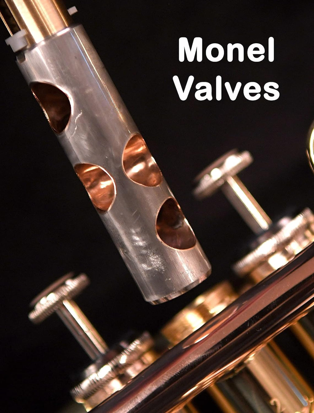 Trumpet Herche Superior Bb Trumpet M1 | Professional Instruments for all levels | MONEL VALVES | Rosebrass/Nickel-Silver/Gold | Solid Feel and Sound