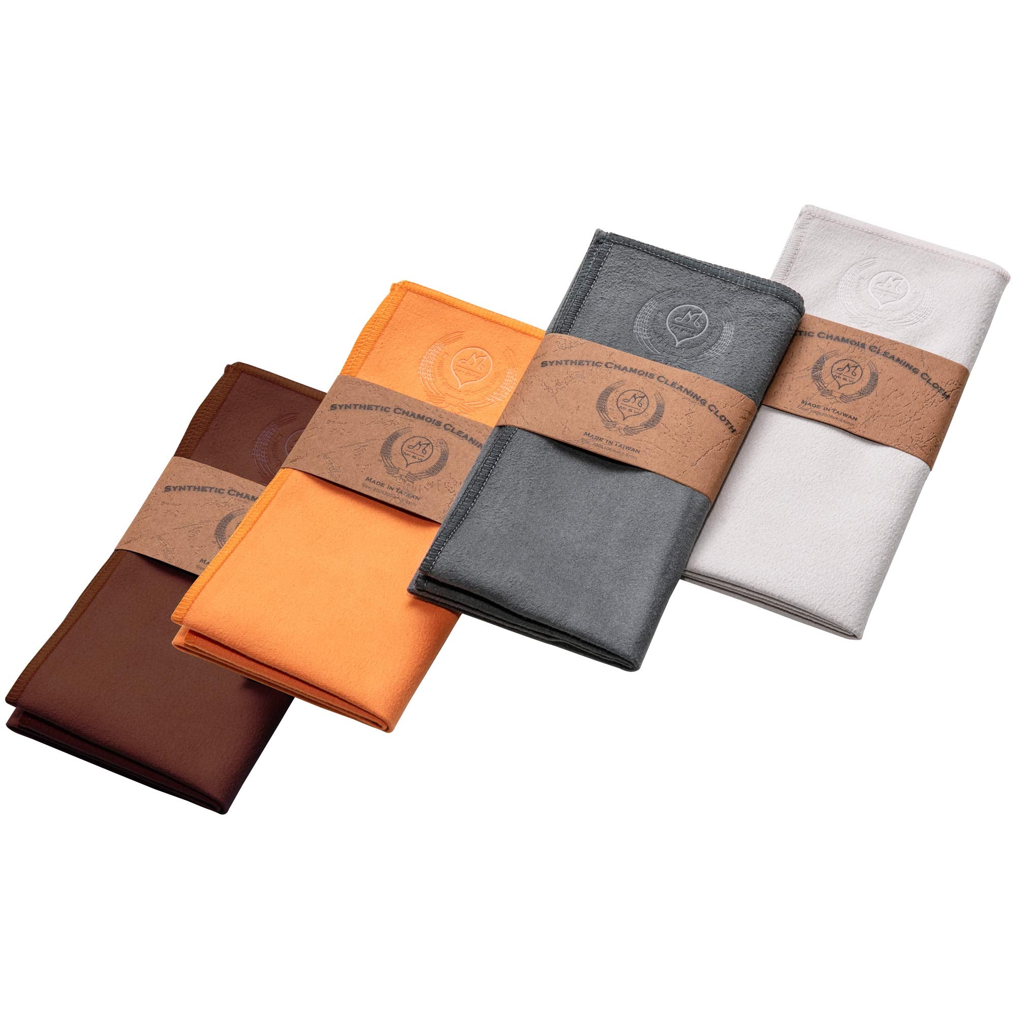 MI&VI Synthetic Chamois Microfiber Instrument Cleaning & Polishing Cloth for Violin, Viola, Cello, Bass, Guitar, Saxophone, Flute 12x12in (Charcoal-Grey)