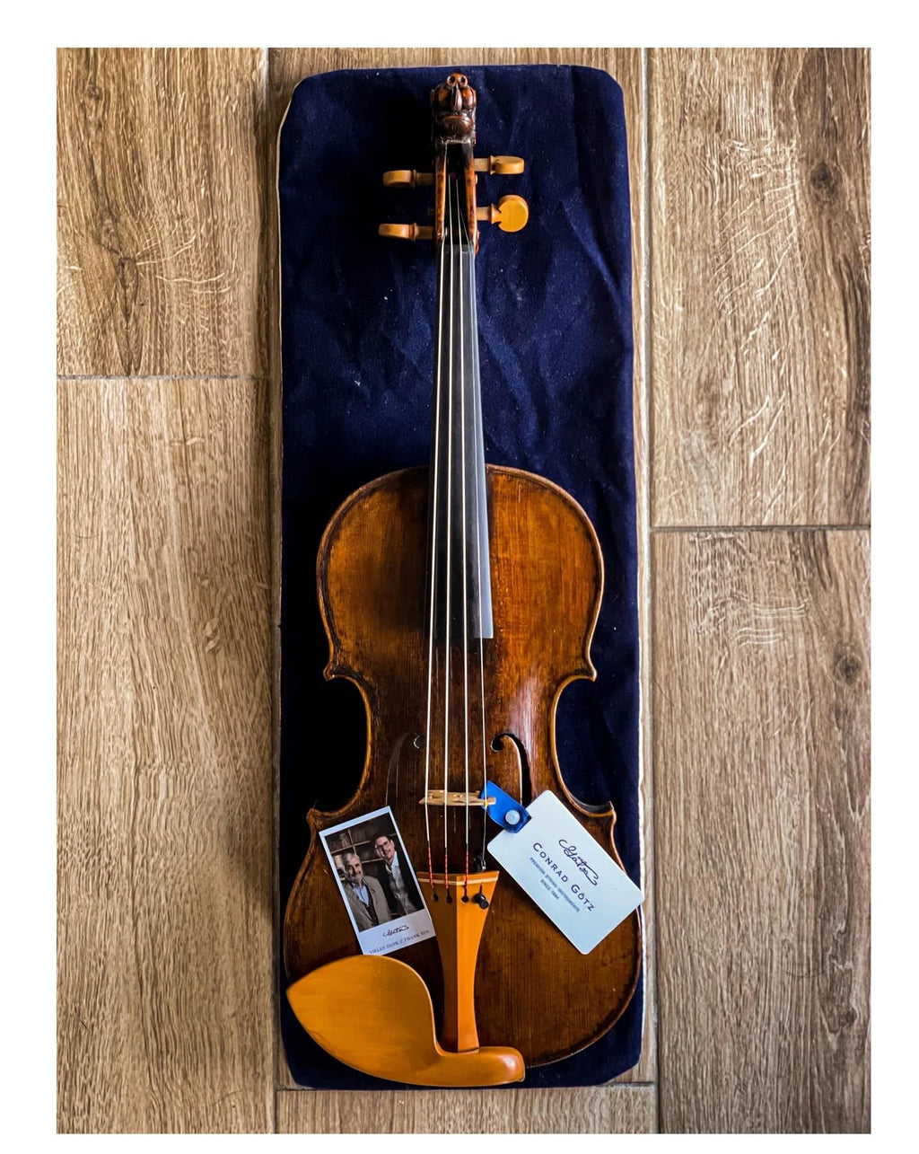 Conrad Götz, ZK-4254, Guarneri Chinrest for Violin 4/4, Rosewood