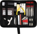44 Pcs Guitar Repairing Maintenance Tool Kit, Complete Stainless Steel Guitar Setup Kit Repair Tools for Guitar Ukulele Bass Mandolin Banjo