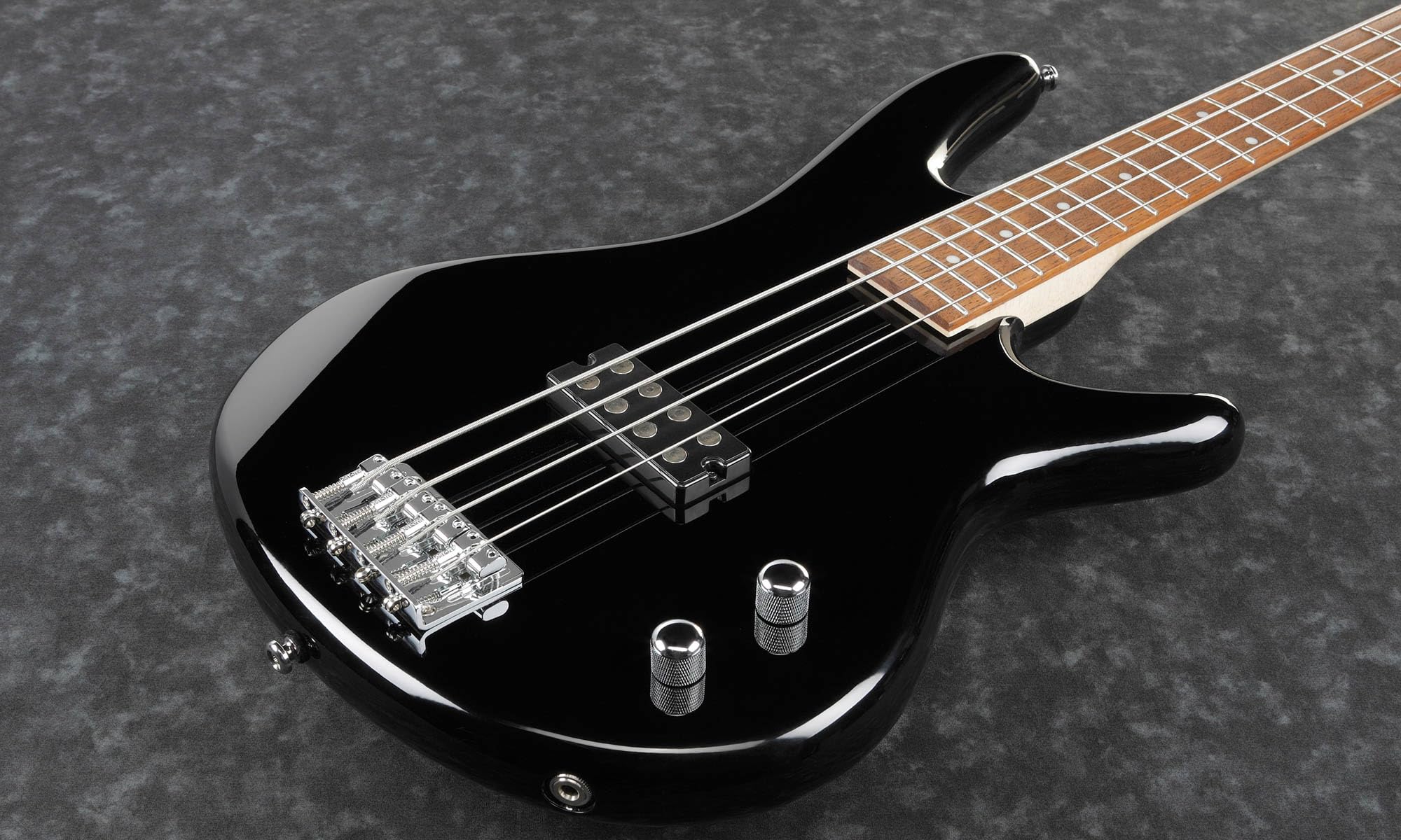 Ibanez GSR205B SR Gio 5-String Bass Guitar - Walnut Flat Bundle with Gig Bag, Tuner, Strap, Cable, Austin Bazaar Instructional DVD, and Polishing Cloth
