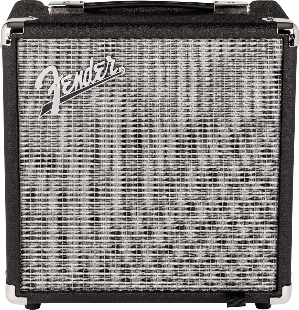 Fender Squier Affinity Jaguar Bass H - Charcoal Frost Metallic Bundle with Rumble 15 Amplifier, Instrument Cable, Gig Bag, Tuner, Strap, and Austin Bazaar Instructional DVD