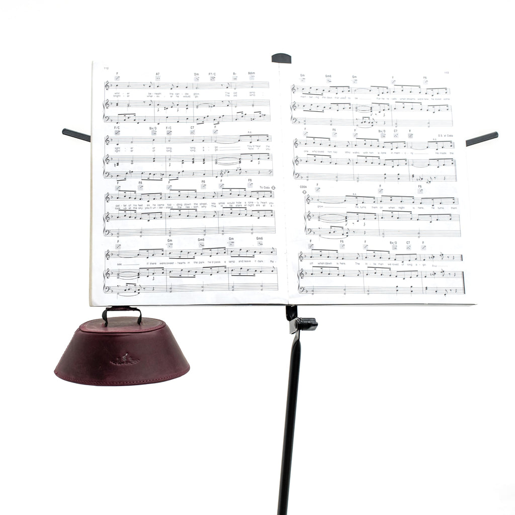 Trombone magnetic mute, lightweight leather mute for jazz and classical trombone players by MG Leather Work (Black)