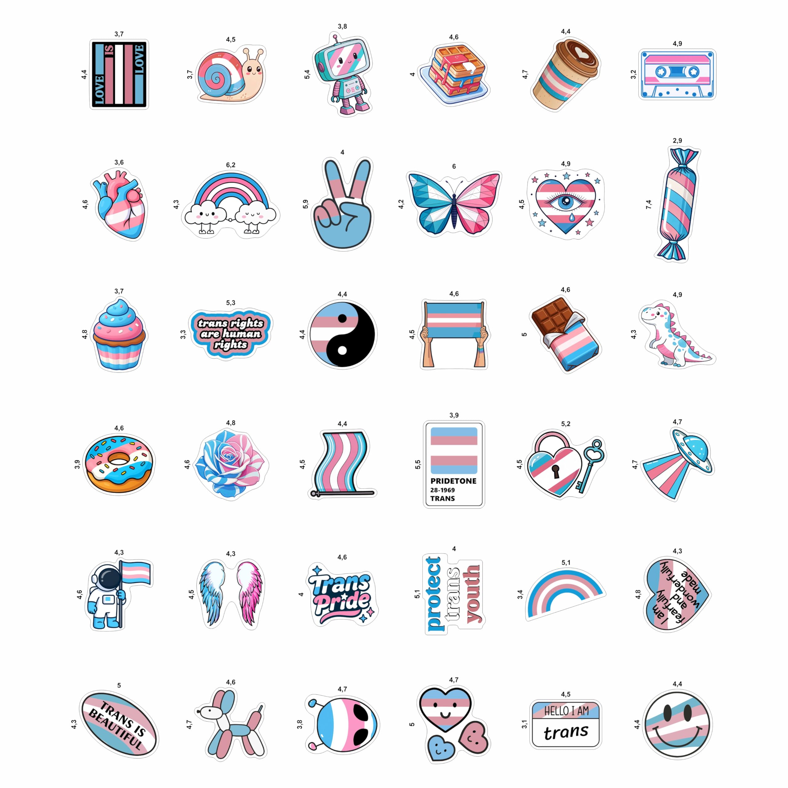 100Pcs Violin Stickers for Water Bottle and Laptop - Violin Party Supplies & Decorations, Waterproof Vinyl Decals, Music and Instrument Stickers, Gifts for Women & Men