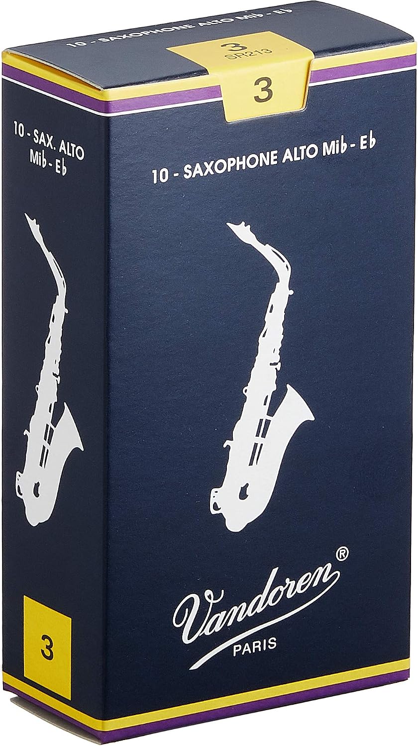 Vandoren SR423 Tenor Sax ZZ Reeds Strength 3; Box of 5