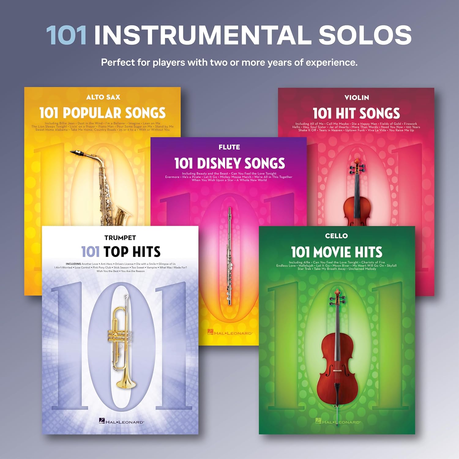 101 Top Hits for Violin | Sheet Music Book for Violin Players | Easy Pop and Viral Songs for Solo Practice and Performance | Modern Violin Songbook with 101 Hit Tunes