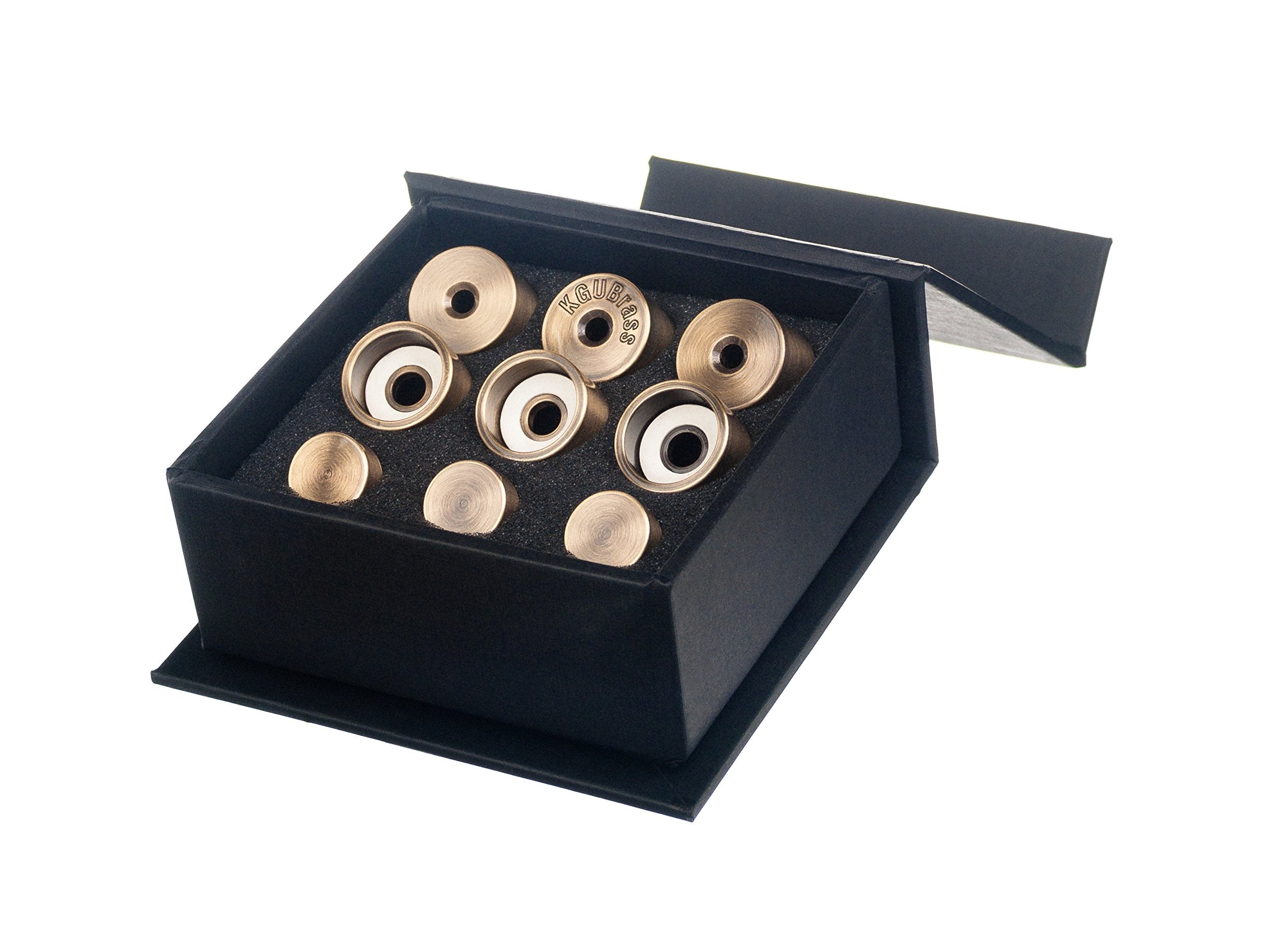 Trumpet Trim Kit for improving the sound. For all Bach Stradivarius Trumpet. Custom made KGUBrass (HEAVY, Antique Bronze Lacquer)