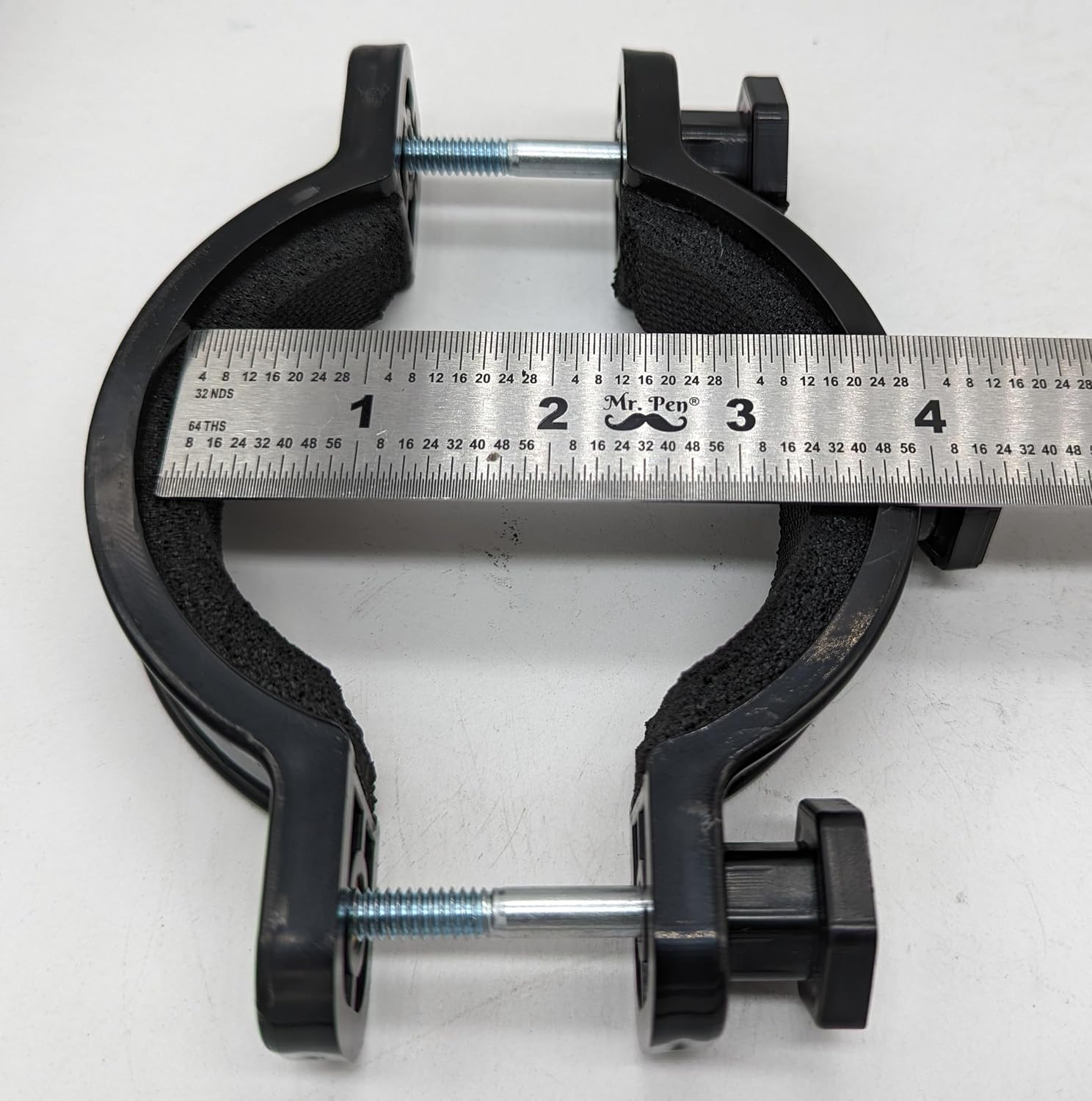 Low Brass XL Phone Lyre 2”-4” for Marching Baritone, Euphonium, Bass Trombone, and More. Brass Horn Instrument Accessory