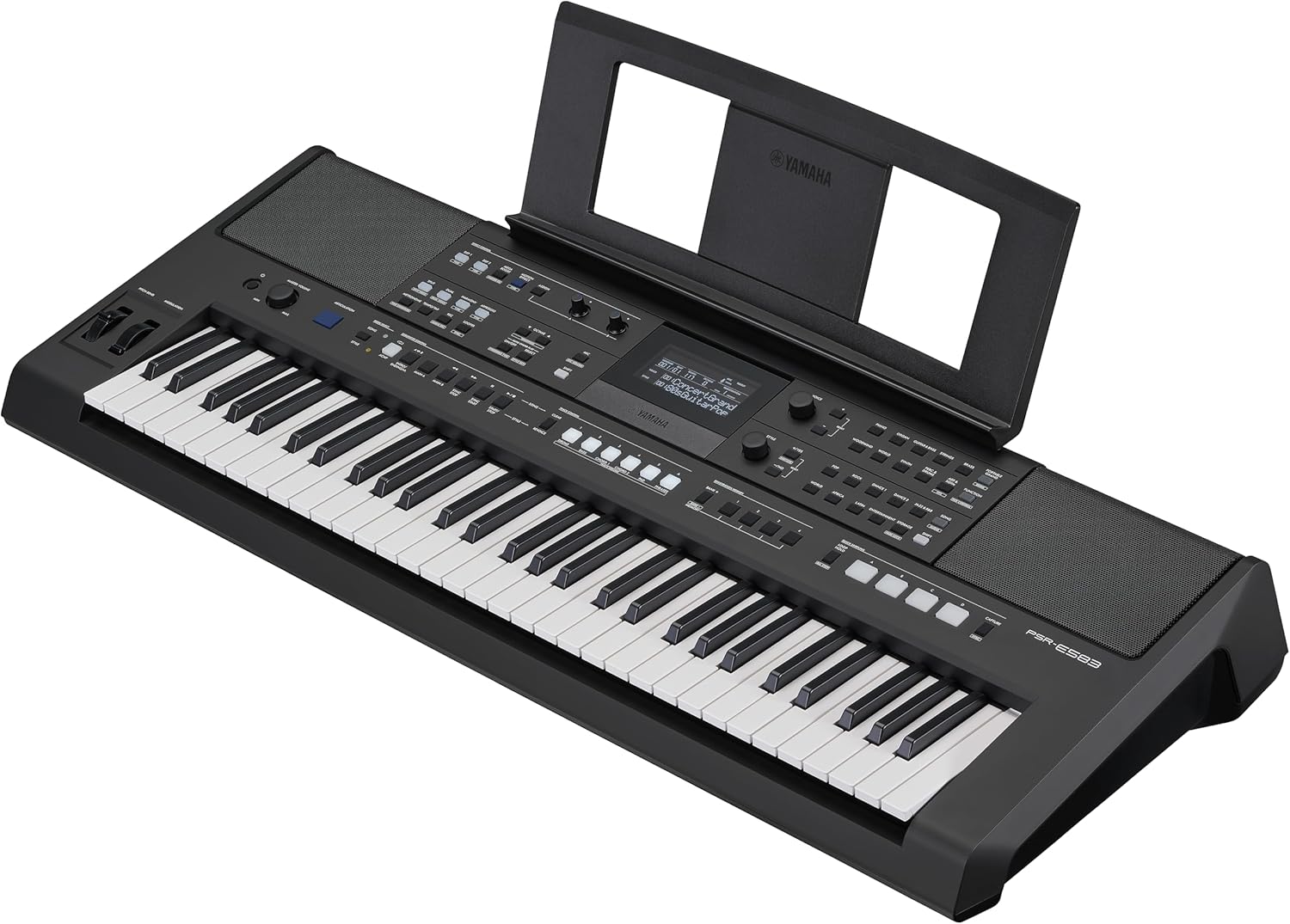Yamaha PSR-E583, 61-Key Touch-Sensitive Portable Keyboard with Premium Sound, Music Rest and Power Adapter