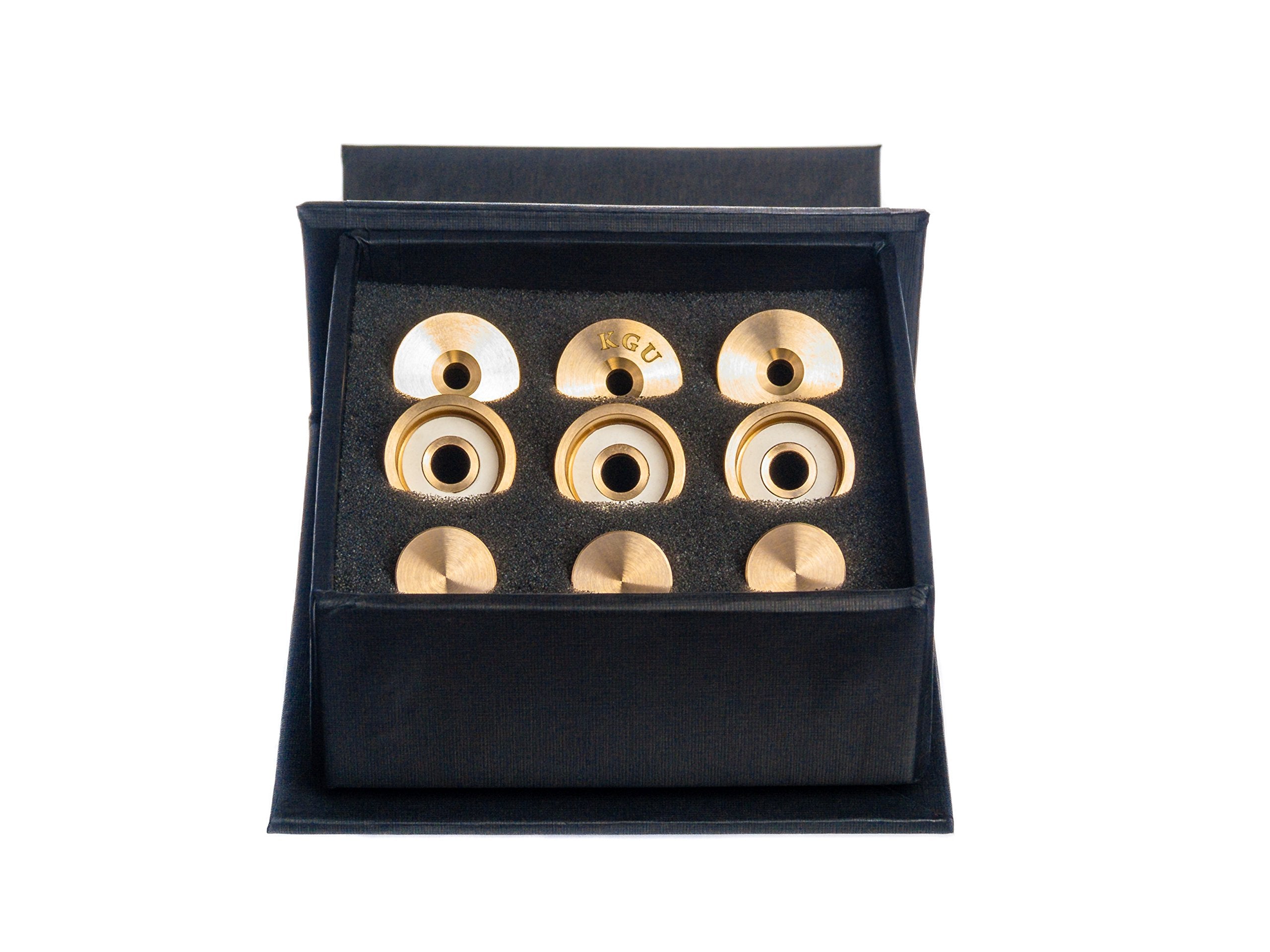 Trumpet Trim Kit for improving the sound. For all Bach Stradivarius Trumpet. Custom made KGUBrass (HEAVY, Antique Bronze Lacquer)