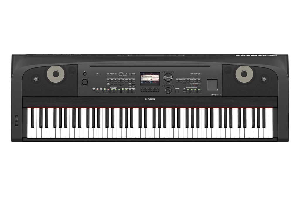 Yamaha DGX-670B, 88-Key Weighted Digital Piano with Sustain Foot Switch and Music Rest, Black - Furniture Stand Sold Separately