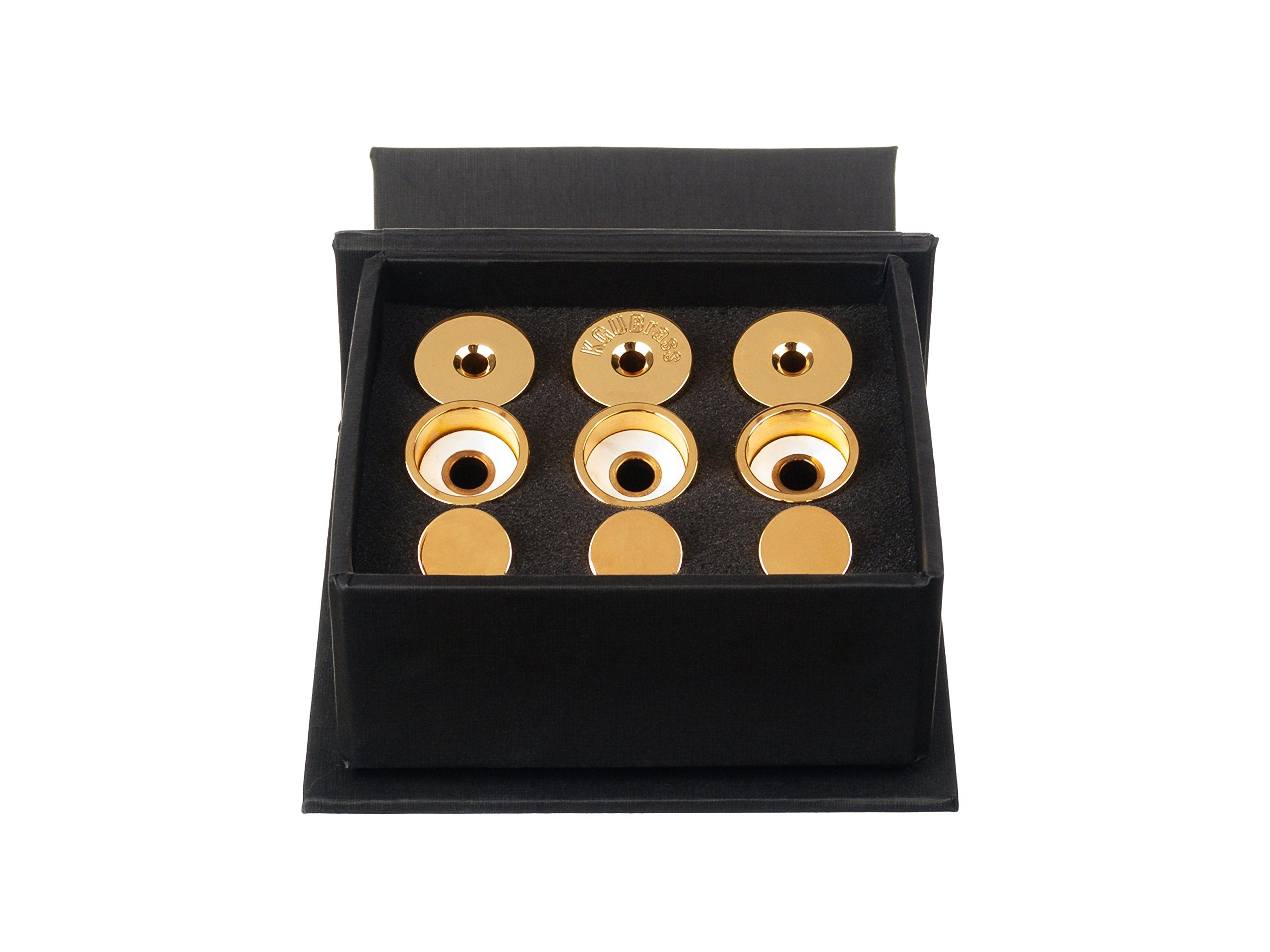 Trumpet Trim Kit for improving the sound. For all Bach Stradivarius Trumpet. Custom made KGUBrass (HEAVY, Antique Bronze Lacquer)