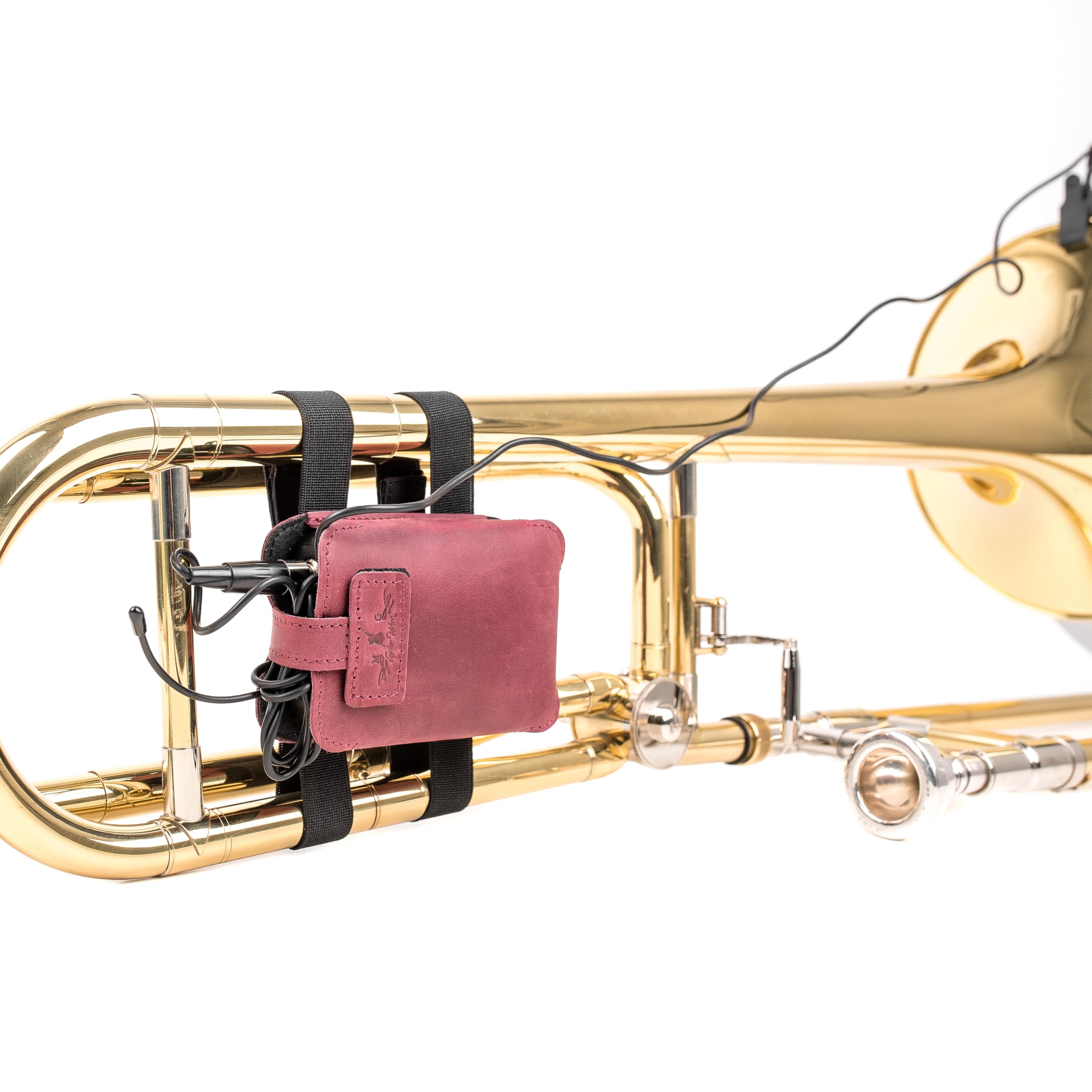 Trombone Mic Transmitter Pouch | Wireless Bodypack Holder for Stage, Studio & Live Performance