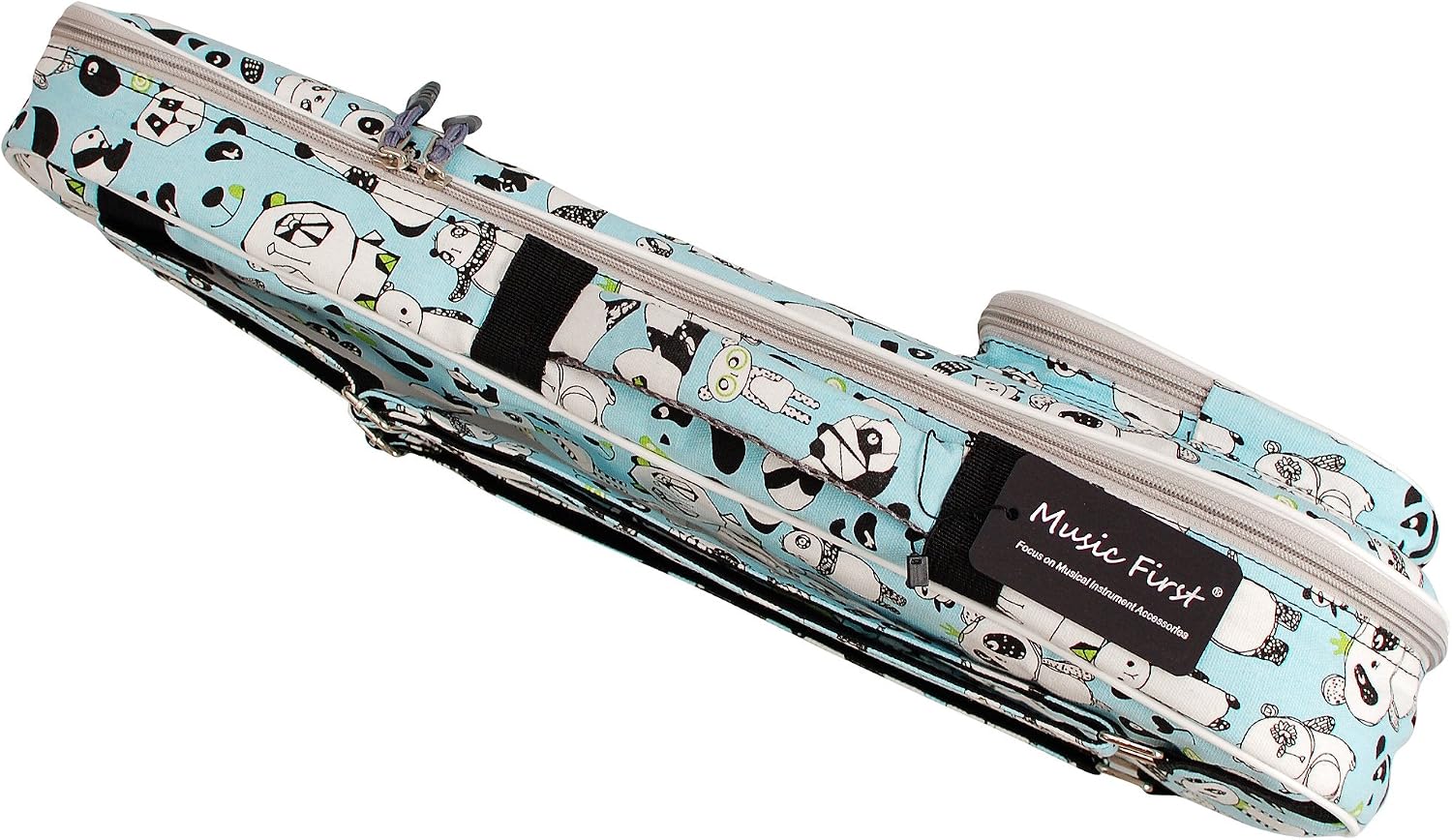 MUSIC FIRST Original Design 15mm Padded Cartoon Panda Violin bag, 1/4 1/2 Soft Violin Case, Violin Travel Bag, Violin Backpack Notice: Fit for 1/2 and 1/4 Size Violin, Max bow length 62cm (24.4 inch)