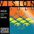 Thomastik Vision Solo 4/4 Violin String Set - Medium Gauge - with Silver Wound D String