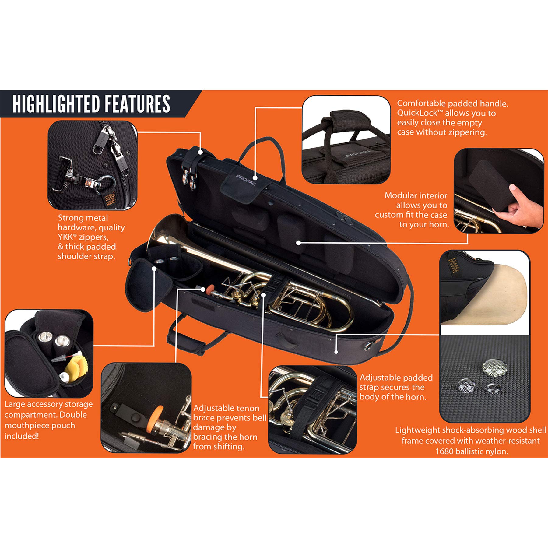 Protec IP309CT Bass Trombone IPAC Case