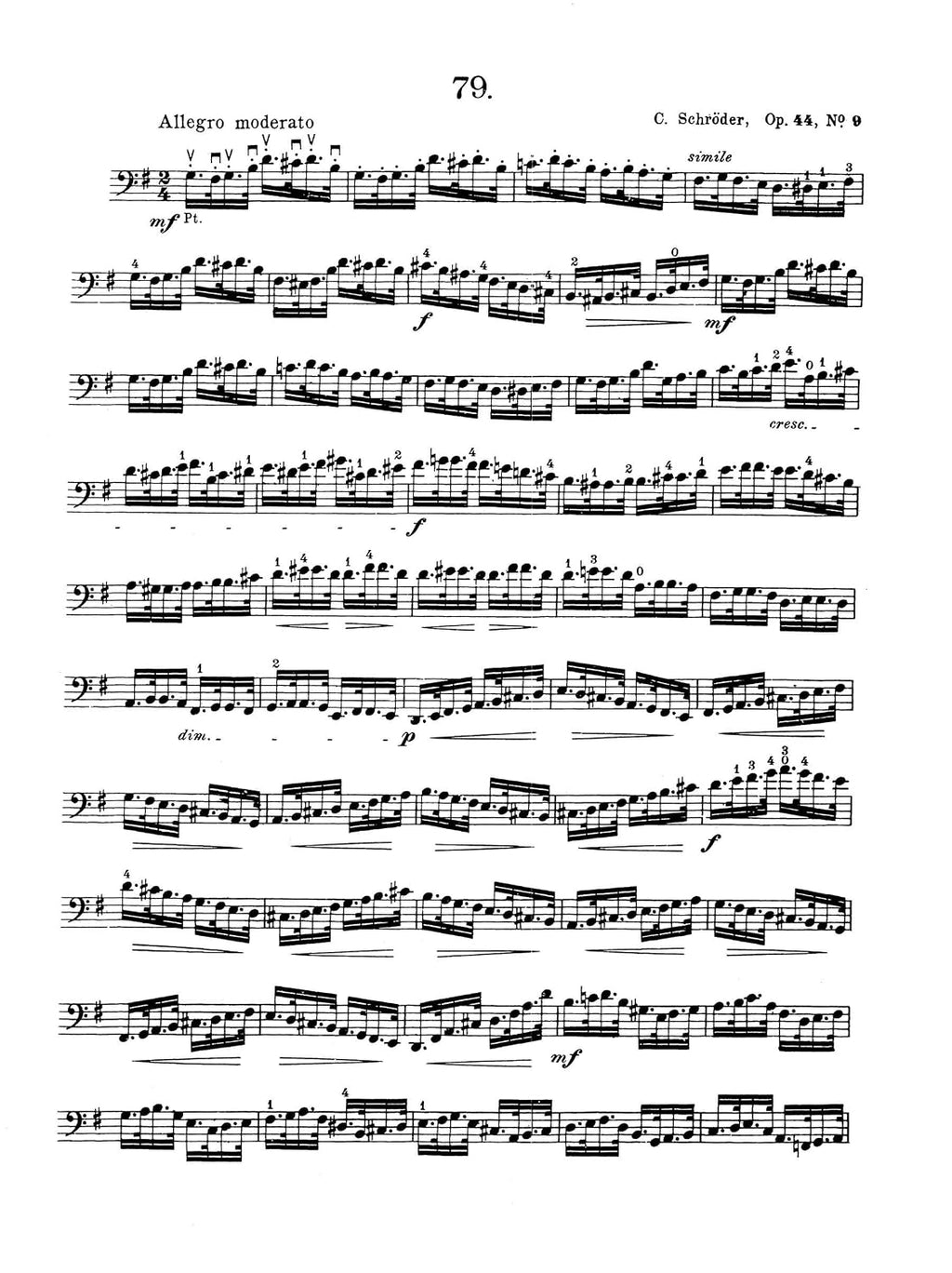 170 Foundation Studies for Violoncello: Volume 1 (Dover Chamber Music Scores)