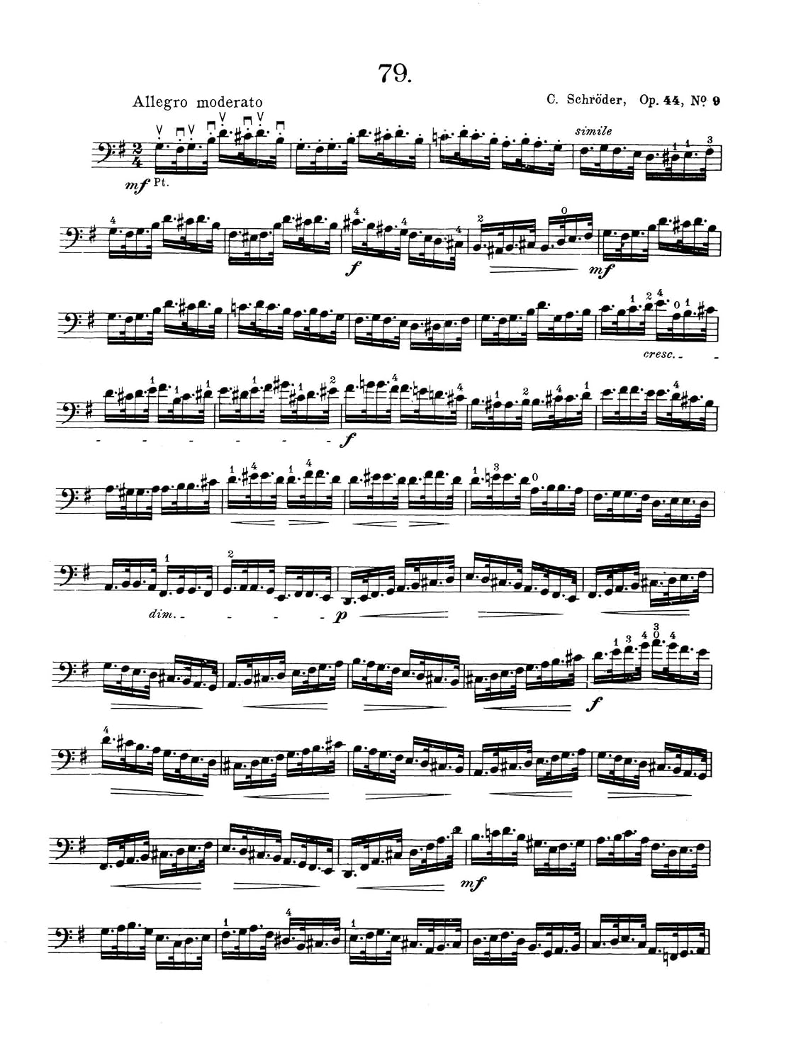 170 Foundation Studies for Violoncello: Volume 1 (Dover Chamber Music Scores)