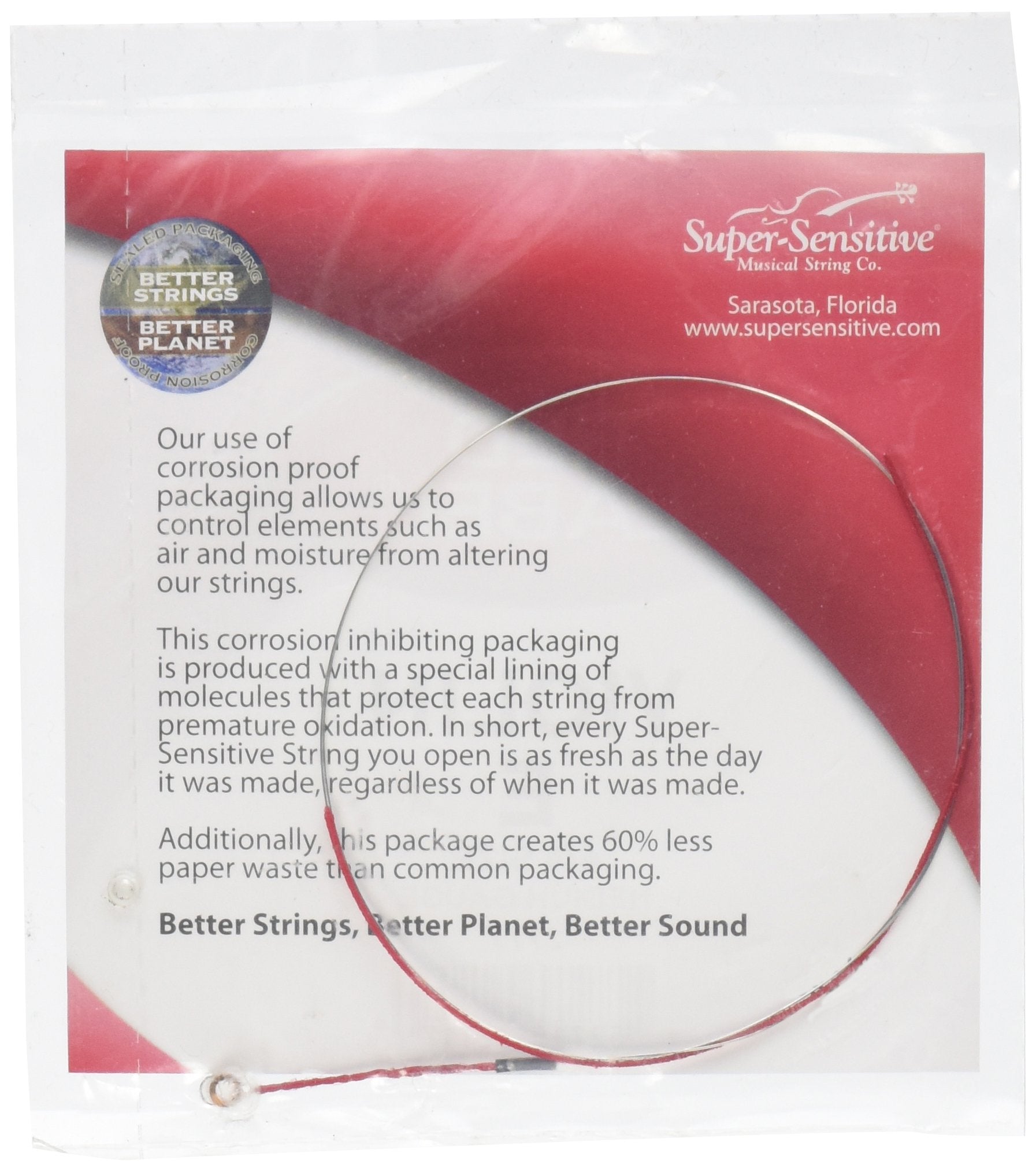 Super Sensitive Red Label Violin Set 1/2 Medium