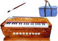 Professional Harmonium | Double Reed 3.5 Octave | 9 Stops + 4 Extra Notes | | Padded Carry Bag | Indian Classical