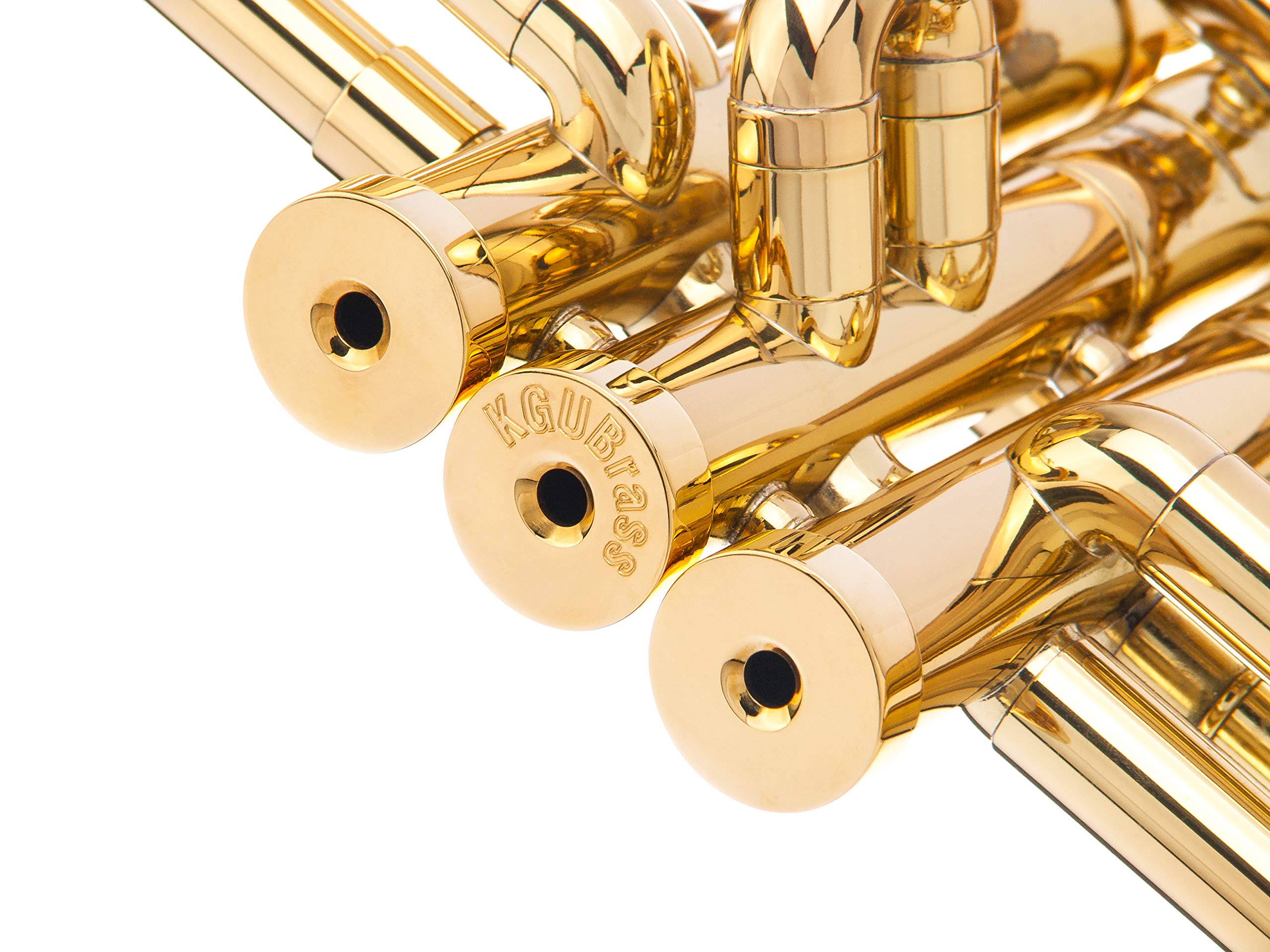 Trumpet Trim Kit for improving the sound. For all Bach Stradivarius Trumpet. Custom made KGUBrass (HEAVY, Antique Bronze Lacquer)