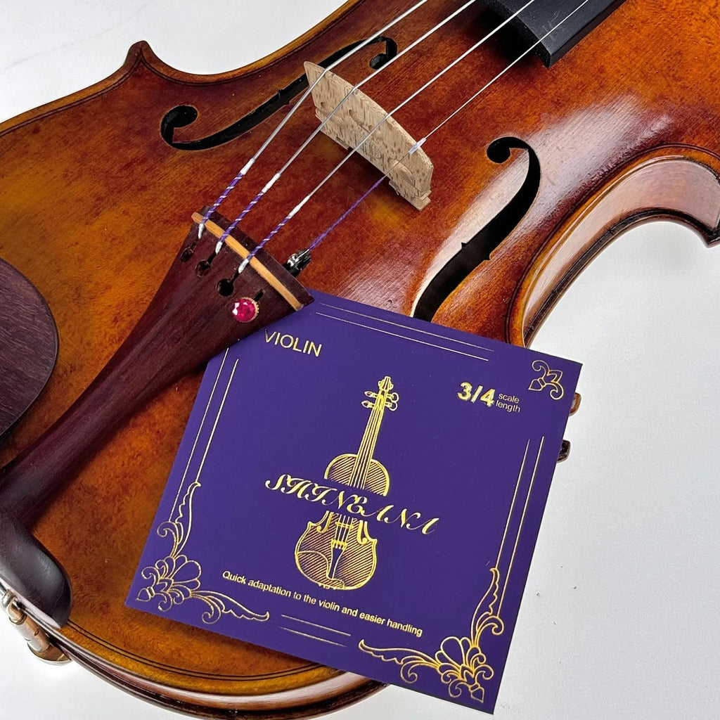 Handmade Creative Violin Fine Tuning Violin Tuners Violin Screw Violin String Adjusters for 3/4 4/4 Violins (20-Sapphire) Fiddle Fine Tuner