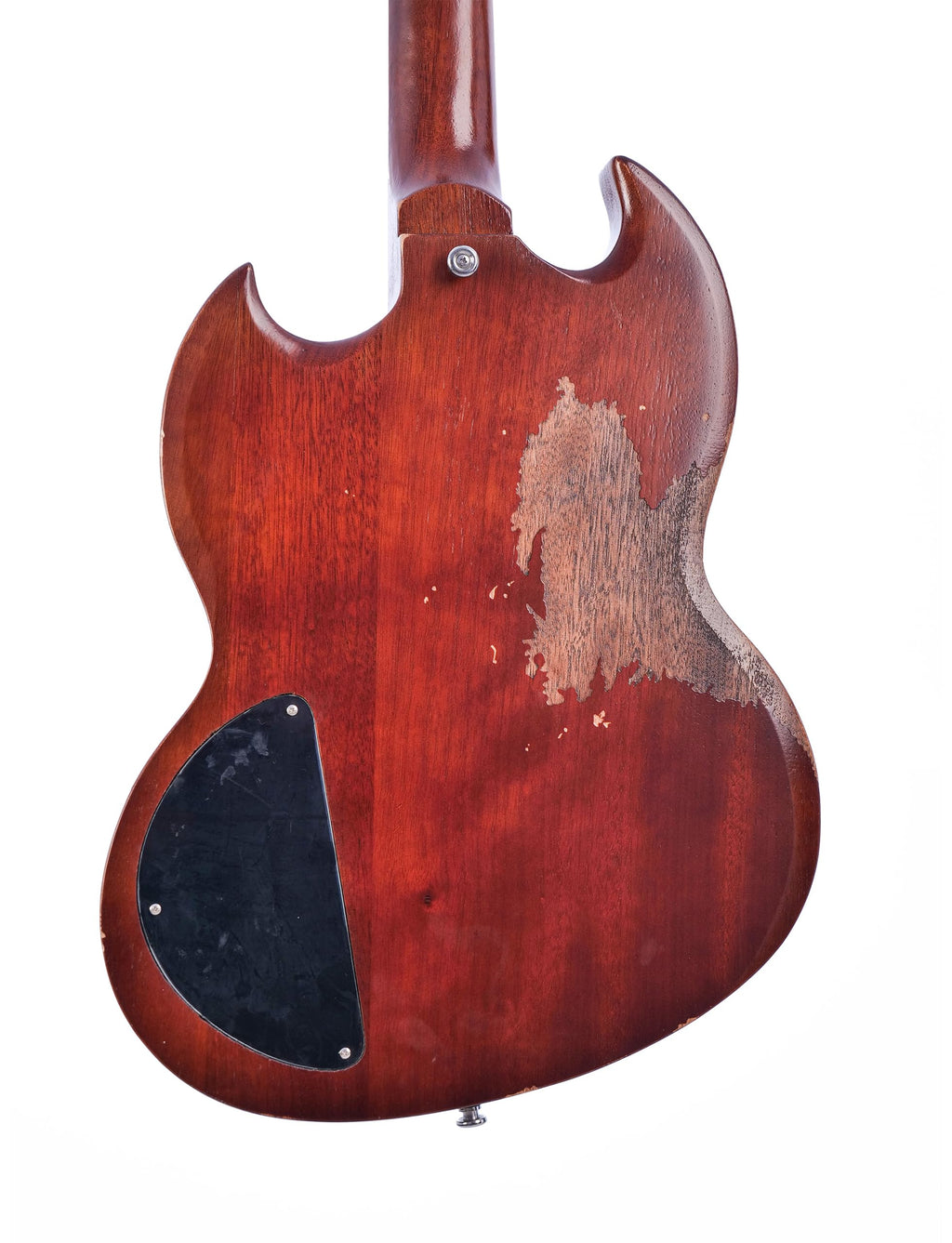 KGD Relic Electric Guitar,Solid Body Electric Guitar With Mahogany Body and Neck,Rosewood Fingerboard,Bone Nut,SG style 6-String Guitar,Professional/Electric Guitars for Adults