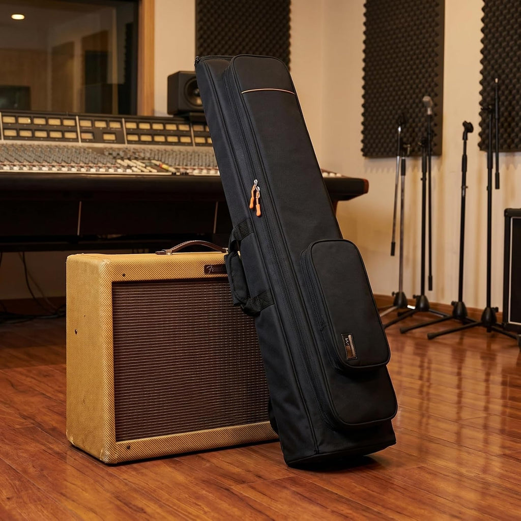 Totority Oxford Cloth Trombone Bag Double Shoulder Design Thickened Protective Musical Instrument Carrying Case for Trombone