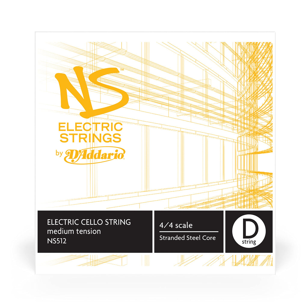 D'Addario NS Electric Cello String Set, 4/4 Scale, Medium Tension