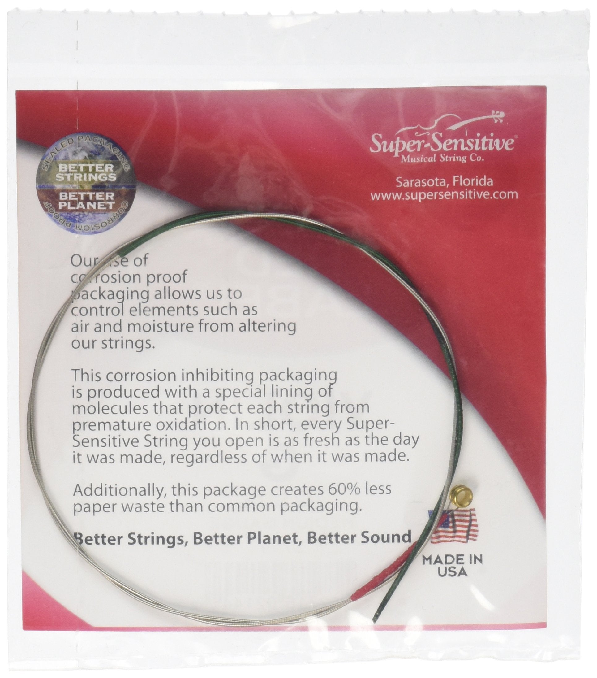 Super Sensitive Red Label Violin Set 1/2 Medium