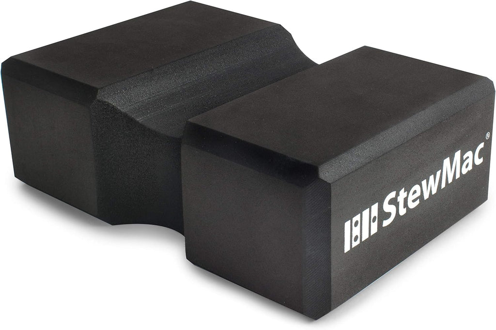 StewMac Hi‑Lo Featherweight Guitar Neck Rest – Dual Height Guitar & Bass Neck Support for Stable, Scratch‑Free Setups and Maintenance