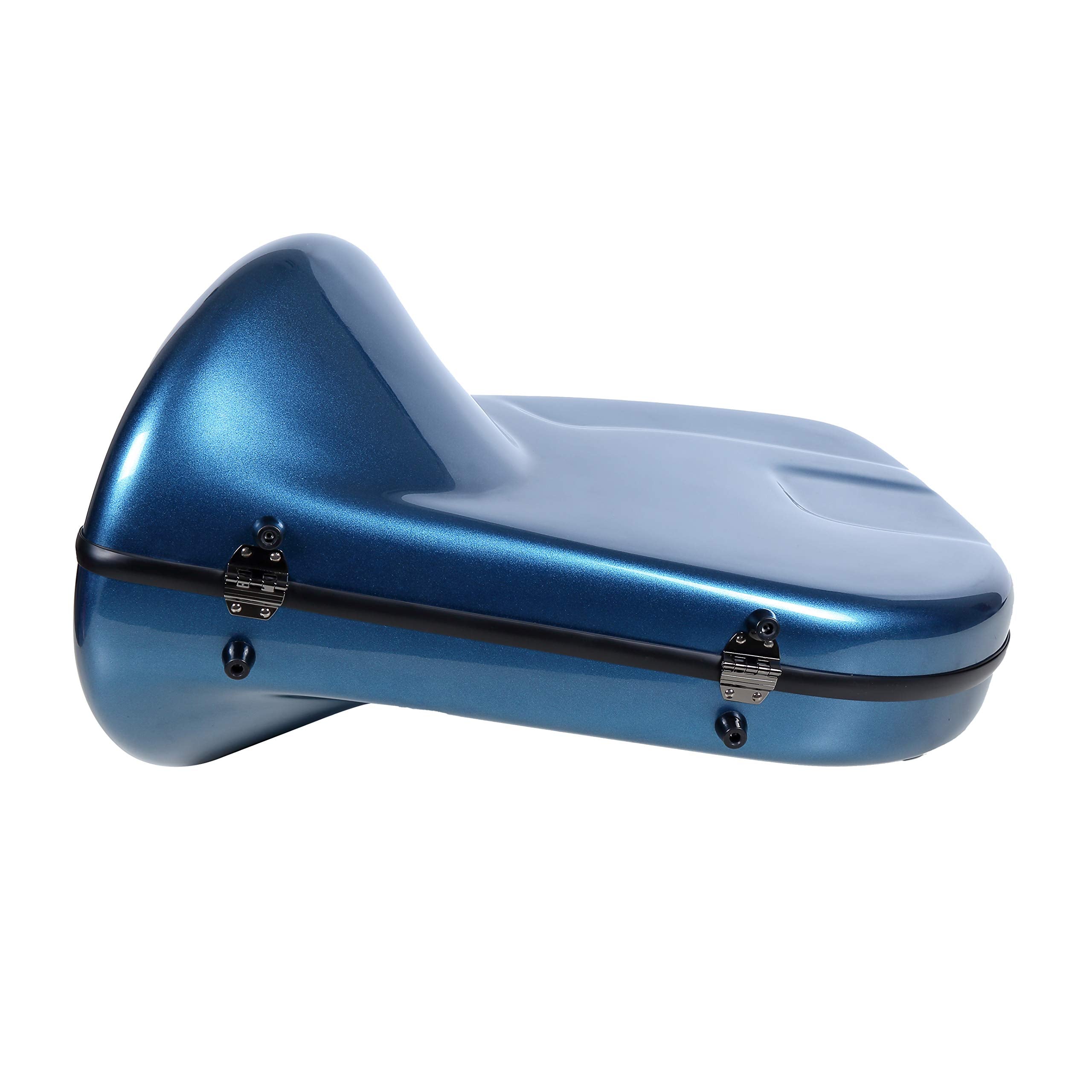 Crossrock Fiberglass Case fits for Trumpet with removable shoulder straps-Black(CRF1020TRBK)
