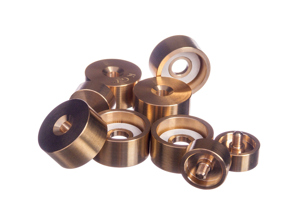 Trumpet Trim Kit for improving the sound. For all Bach Stradivarius Trumpet. Custom made KGUBrass (HEAVY, Antique Bronze Lacquer)