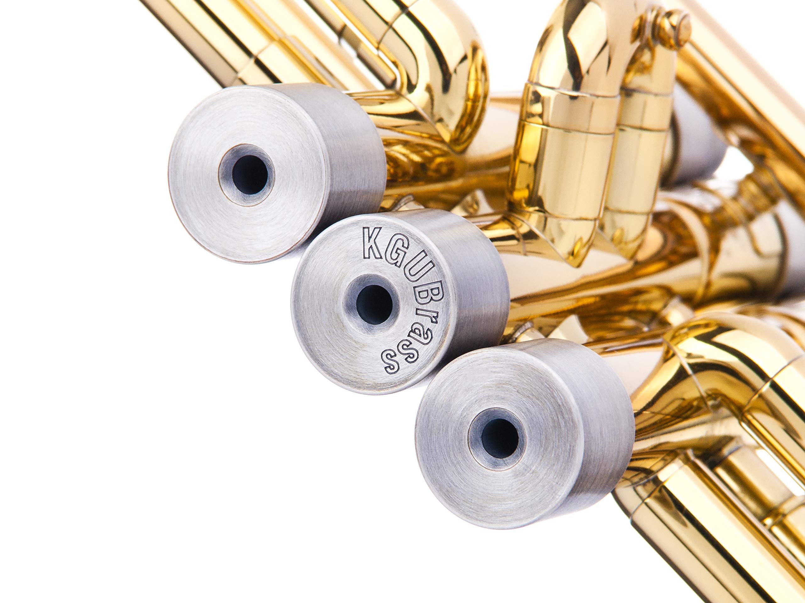 Trumpet Trim Kit for improving the sound. For all Bach Stradivarius Trumpet. Custom made KGUBrass (HEAVY, Antique Bronze Lacquer)