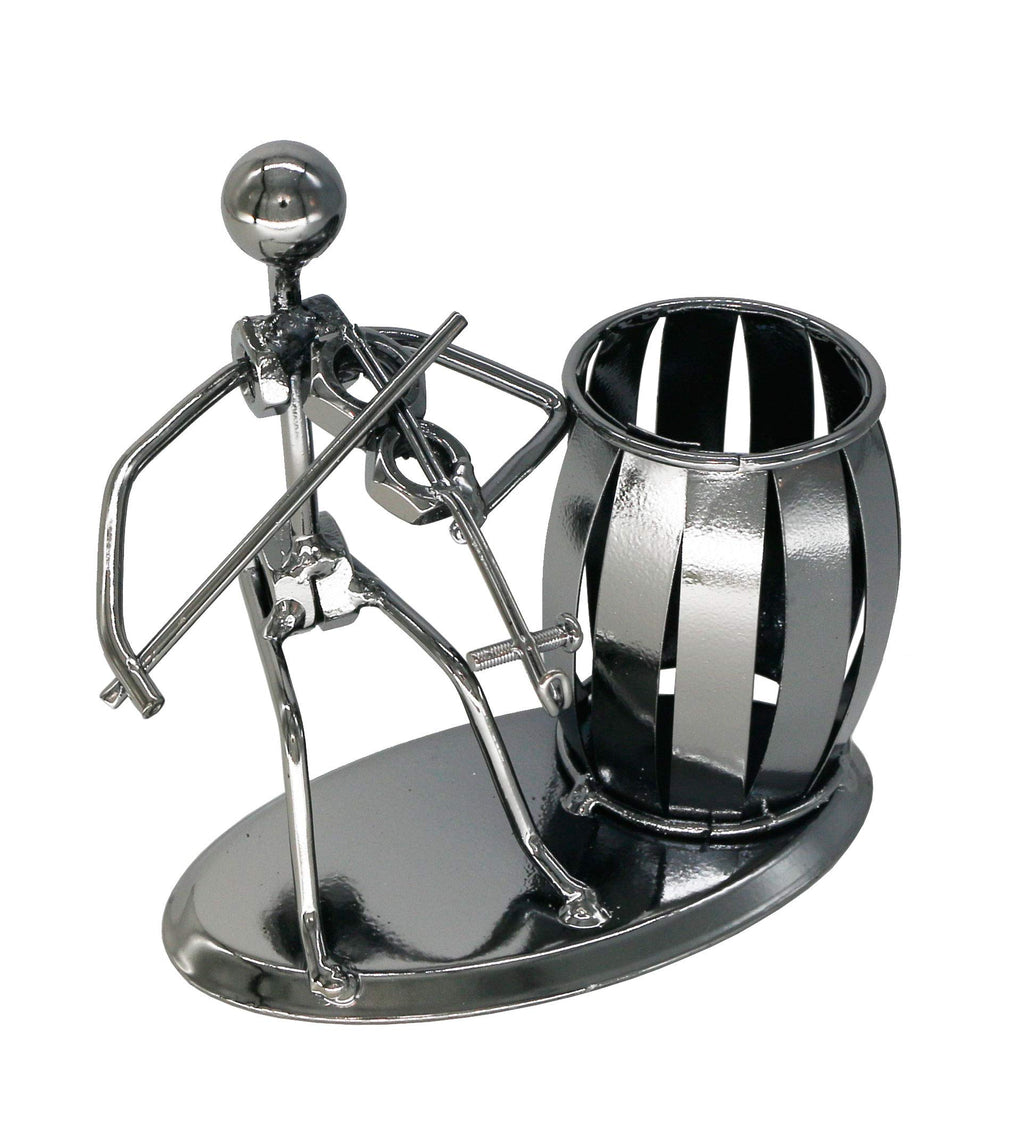Metal Pencil Holder, Office Supply Pen Organizer Desktop Decoration Stand Container (Cello)