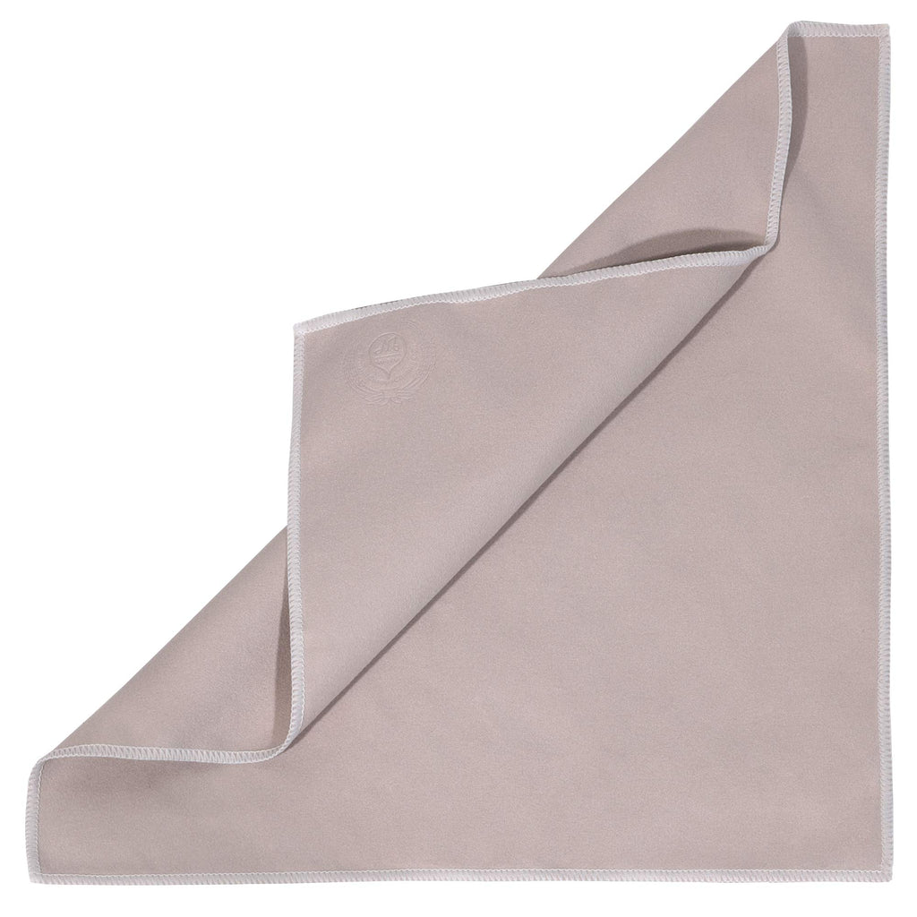 MI&VI Synthetic Chamois Microfiber Instrument Cleaning & Polishing Cloth for Violin, Viola, Cello, Bass, Guitar, Saxophone, Flute 12x12in (Charcoal-Grey)