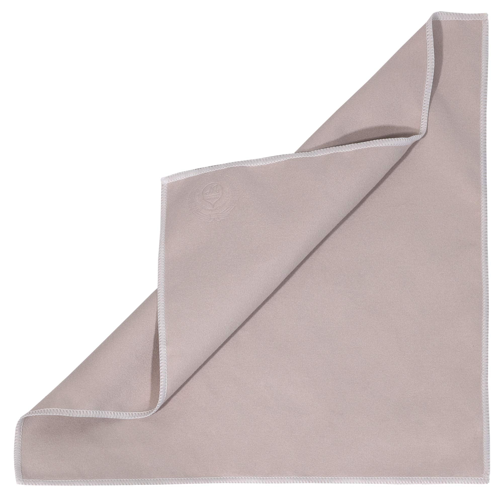 MI&VI Synthetic Chamois Microfiber Instrument Cleaning & Polishing Cloth for Violin, Viola, Cello, Bass, Guitar, Saxophone, Flute 12x12in (Charcoal-Grey)