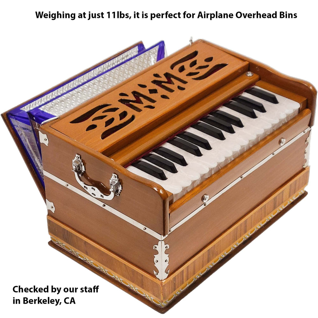 Musician's Mall Travel Harmonium Highly Portable Indian Instrument. Set-up, tuned and shipped from California, the oldest Indian Musical Instrument store in the US.