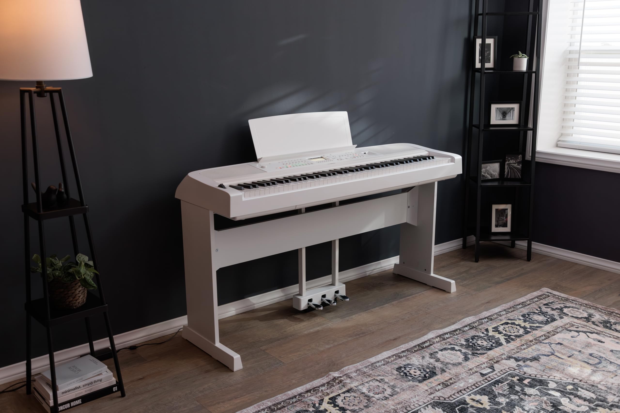 Yamaha DGX-670B, 88-Key Weighted Digital Piano with Sustain Foot Switch and Music Rest, Black - Furniture Stand Sold Separately