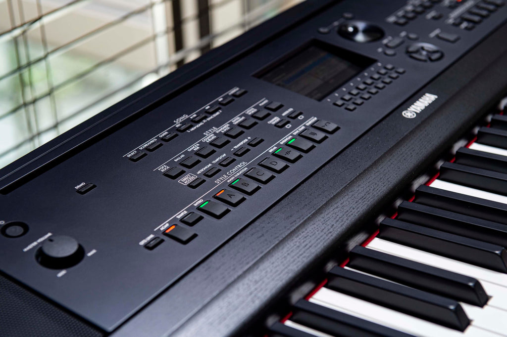 Yamaha DGX-670B, 88-Key Weighted Digital Piano with Sustain Foot Switch and Music Rest, Black - Furniture Stand Sold Separately