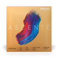 D'Addario Ascente Violin Strings - Violin Strings with Ball Ends, Synthetic Core - A310 1/4M - Full Set - 1/4 Scale - Medium Tension