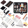 84Pcs Guitar Tool Kit, Guitar Cleaning Kit, Guitar Accessories Guitar Setup Kit, Guitar Repair Kit for Acoustic Electric Guitar Ukulele Bass Banjo, Guitar Maintenance Kit Guitar Gifts for Musicians