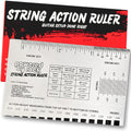 String Action Gauge for Guitar Setup - Precision String Height Ruler | Luthier tool to adjust guitar strings, nuts and pickups for optimal playability on electric and acoustic guitars
