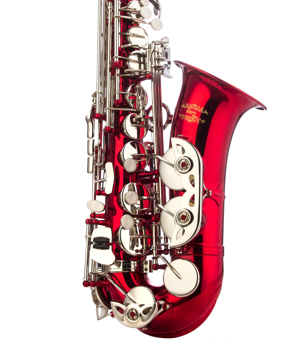 Glory Black Laquer E Flat Alto Saxophone with 11reeds,8 Pads cushions,case,carekit