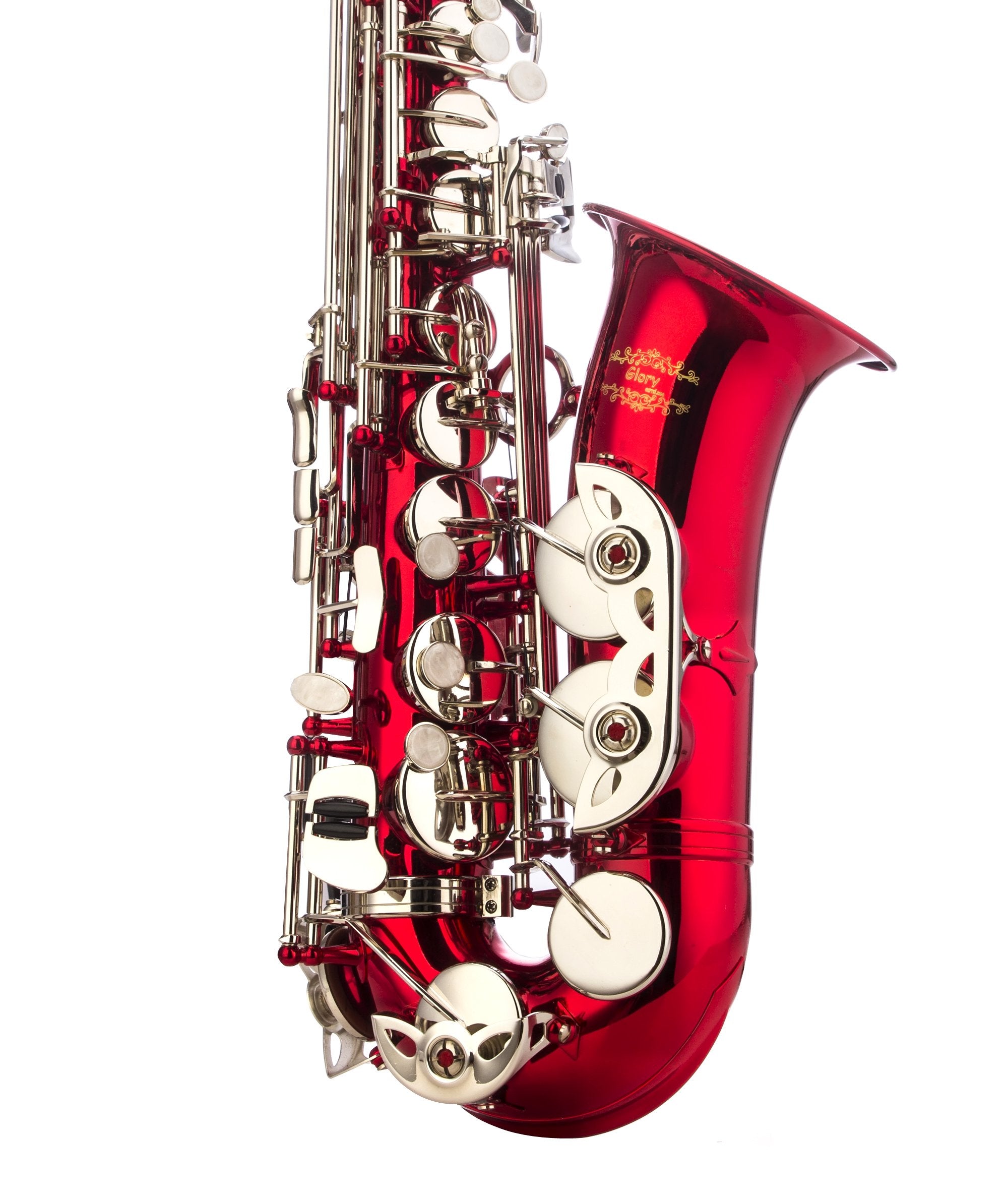 Glory Black Laquer E Flat Alto Saxophone with 11reeds,8 Pads cushions,case,carekit