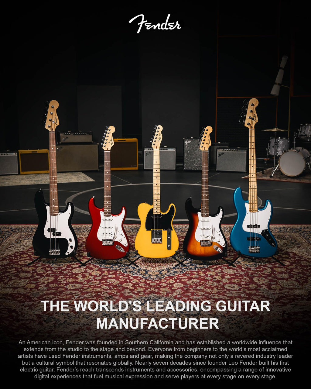 Fender Standard Jazz Bass - Olympic White Bundle with Strap, Guitar Cleaning Kit and Austin Bazaar Instructional Video