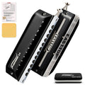 EAST TOP FORERUNNER 2.0 without valves Chromatic Harmonica 12-Hole 48 Tones C Key Chromatic Mouth Organ Harmonica for Adults,Beginners and Students As Gift