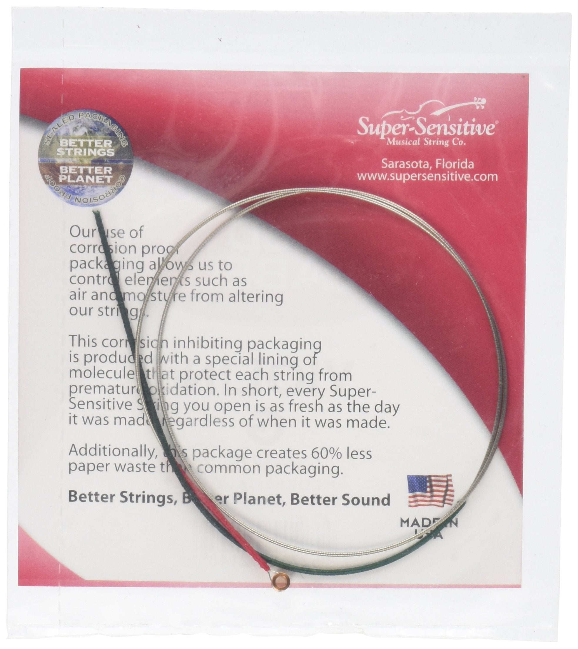 Super Sensitive Red Label Violin Set 1/2 Medium